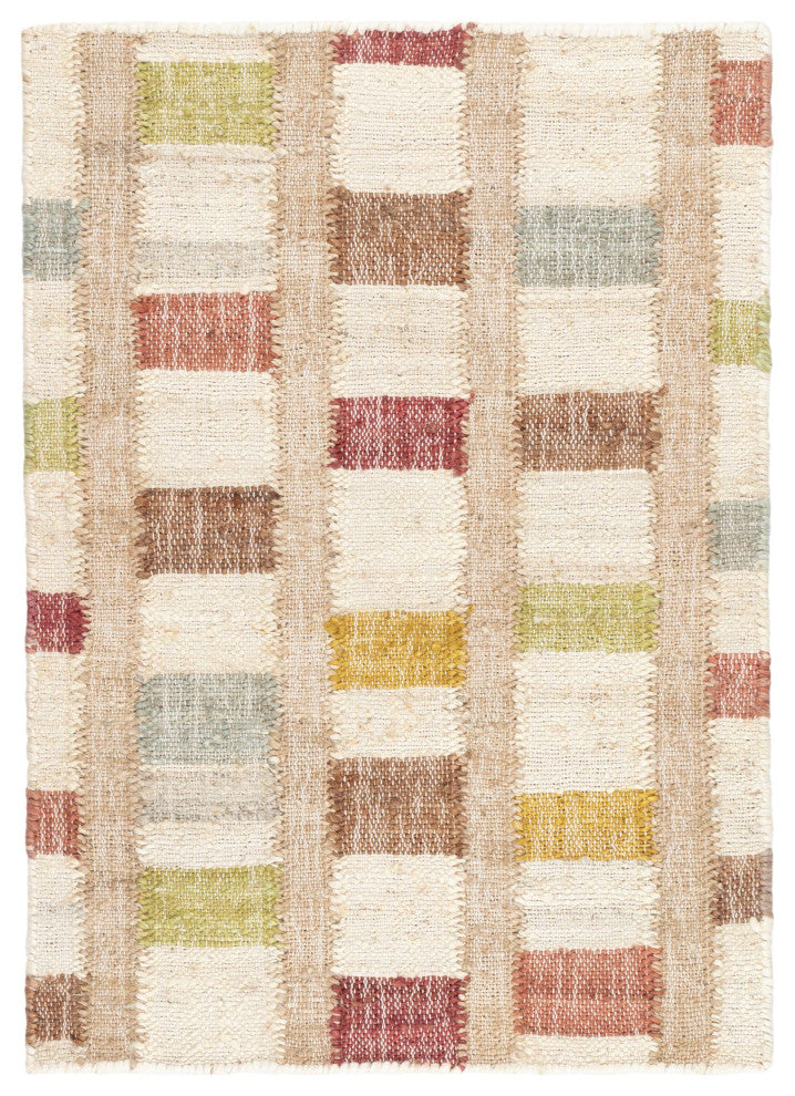 Dash & Albert Mosaic Multi Handwoven Jute Rug, Multi, 2' x 3'