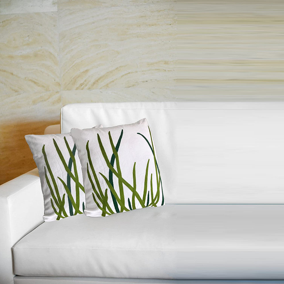 Olivia 18" Artisanal Decorative Throw Pillow Cover