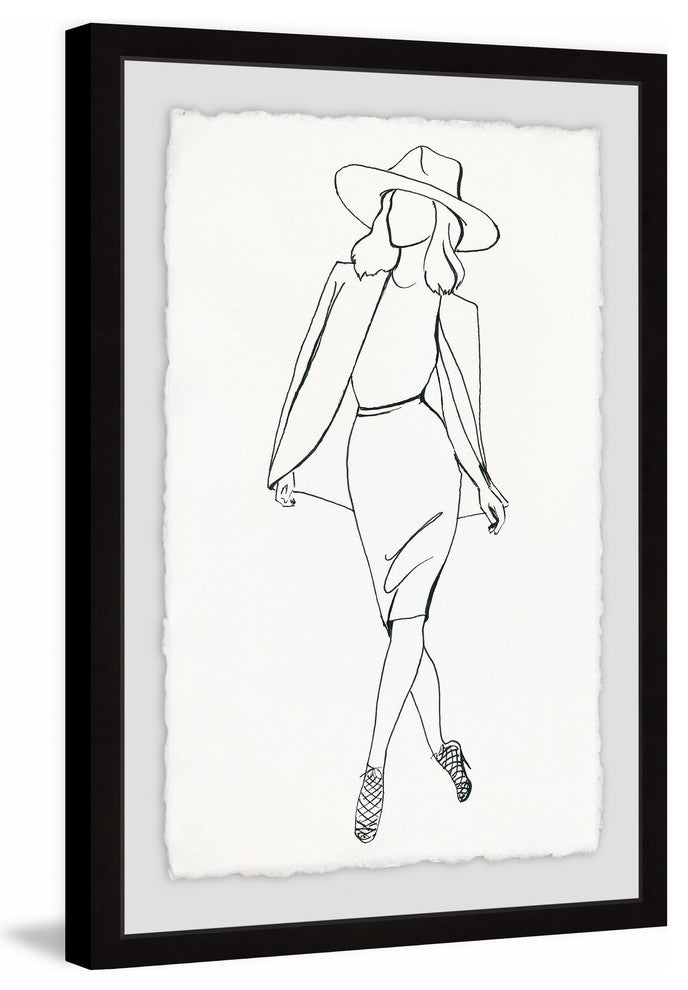 "Classy Panama" Framed Painting Print, 30"x45"