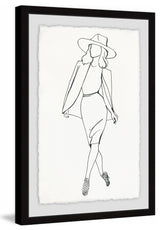 "Classy Panama" Framed Painting Print, 30"x45"