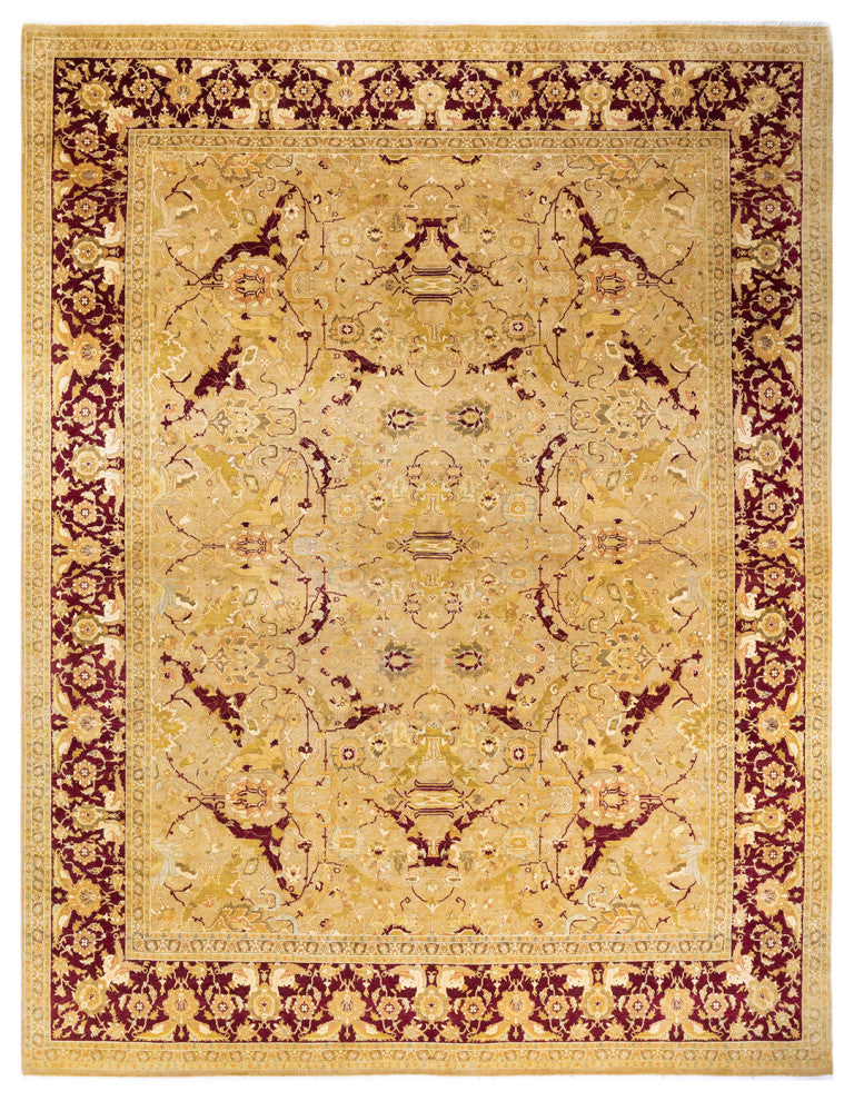 MOGUL, Hand Knotted Area Rug 11' 10" X 9' 2"