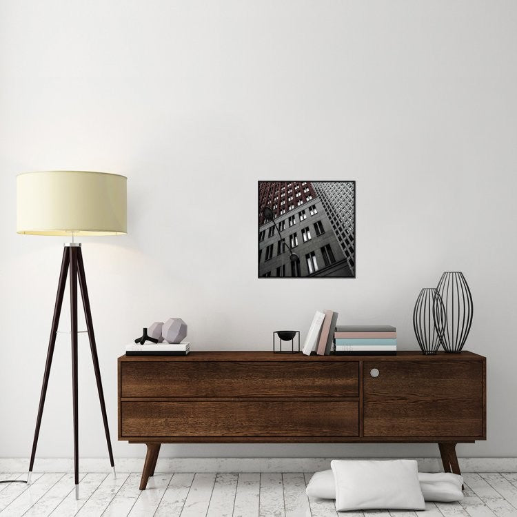 "Twinlight" Framed Canvas Giclee by Gilbert Claes, 23x23"