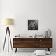 "Twinlight" Framed Canvas Giclee by Gilbert Claes, 23x23"