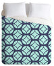 Deny Designs Allyson Johnson Bohemian Mod Blue Duvet Cover Set