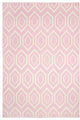 Safavieh Dhurries Dhu556C Pink, Ivory Area Rug