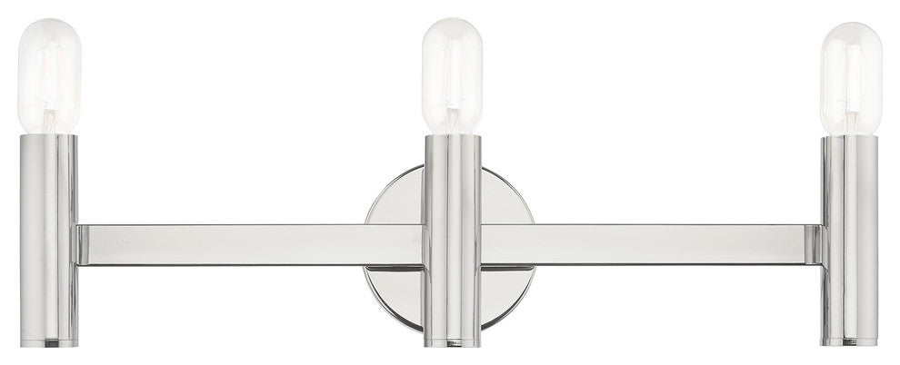 Livex Lighting Polished Chrome 3-Light ADA Bath Vanity