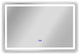Luminosity Back Lit Rectangular Touchscreen Led Mirror, 36" Wide