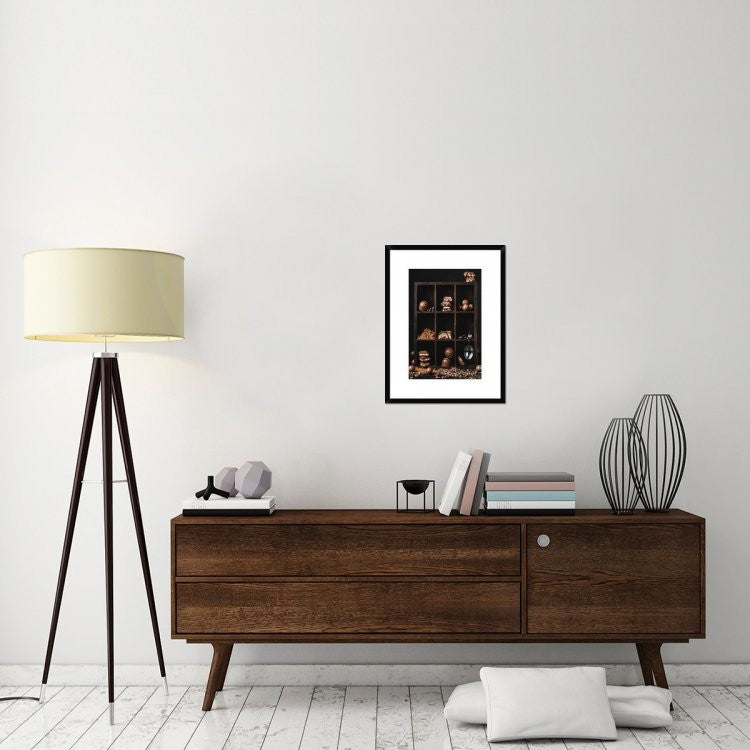 "Chocolate Collection" Framed Digital Print by Dina Belenko, 20"x26"