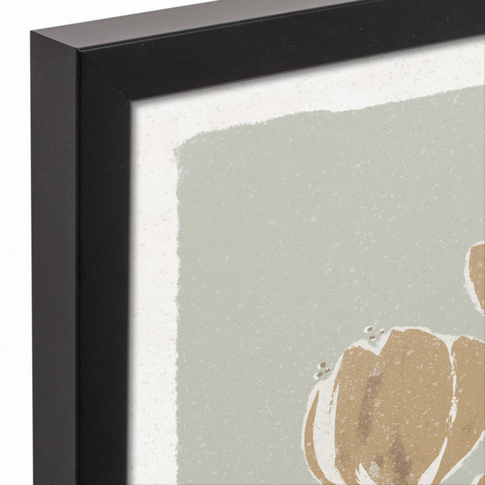 Soft Toned Tulips 12x18 Black Framed Canvas