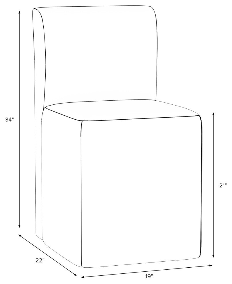 Dining Chair, Aussie Dot Sage Oga