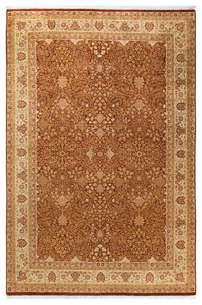 MOGUL, Hand Knotted Area Rug 9' 2" X 6' 1"
