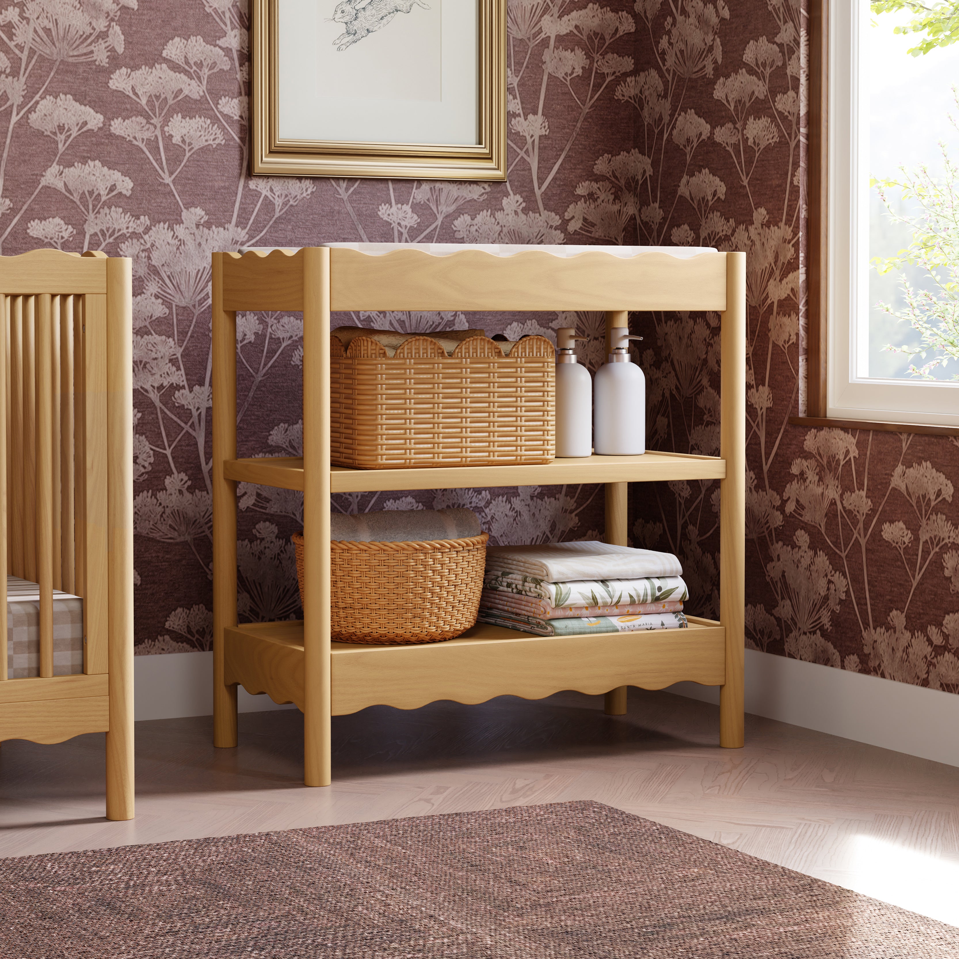 Swell Changing Table, Honey