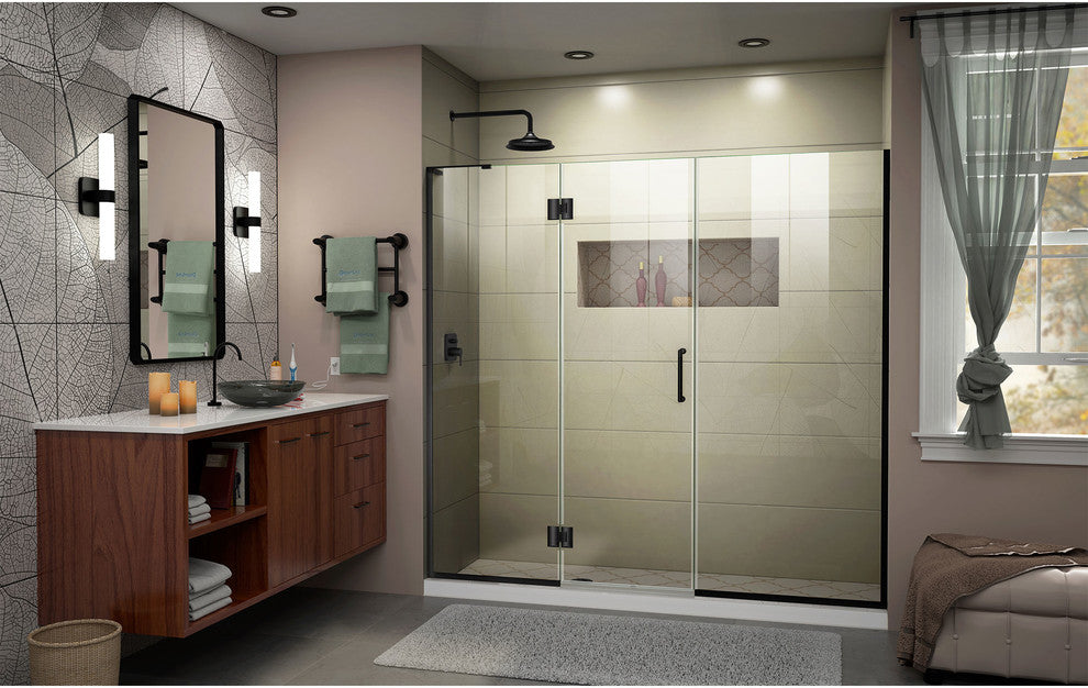 Dreamline Unidoor-X 61, 61 1/2"x72" Hinged Shower Door