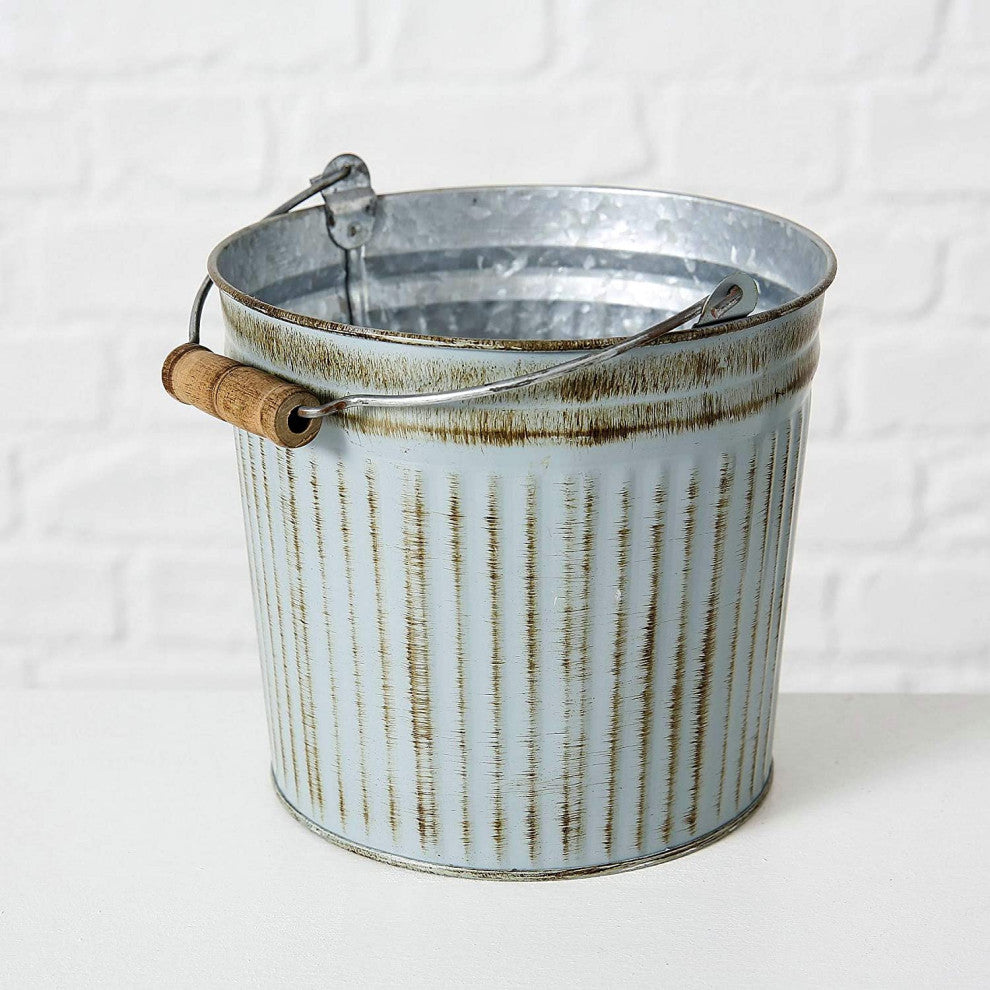 3 Piece Corrugated Bucket Cache Pot Planter