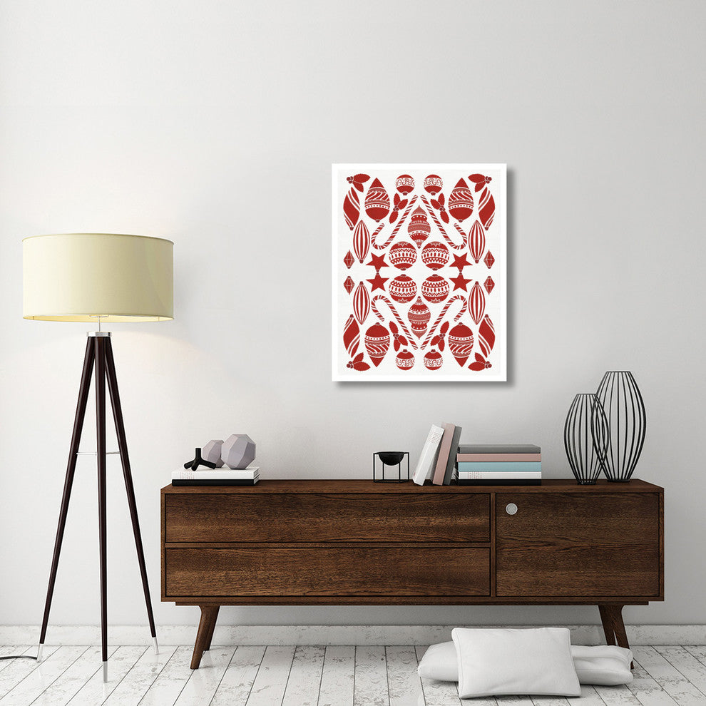 "Christmas Otomi III" Digital Paper Print by Elyse DeNeige, 30"x37"