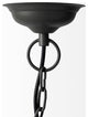 Camila Black Metal Mesh-Style Four Bulb Chandelier