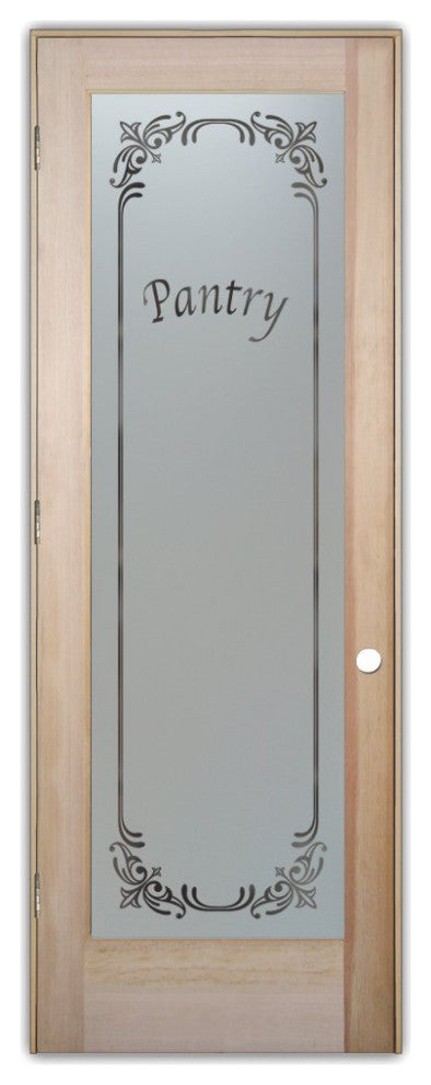 Pantry Door - Lenora - Douglas Fir (stain grade) - 30" x 96" - Knob on Right...