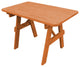 Pine Traditional Table, Cedar Stain, 4 Foot