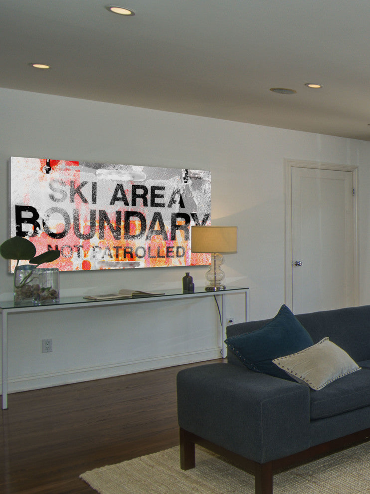 "Ski Area Boundary" Artwork