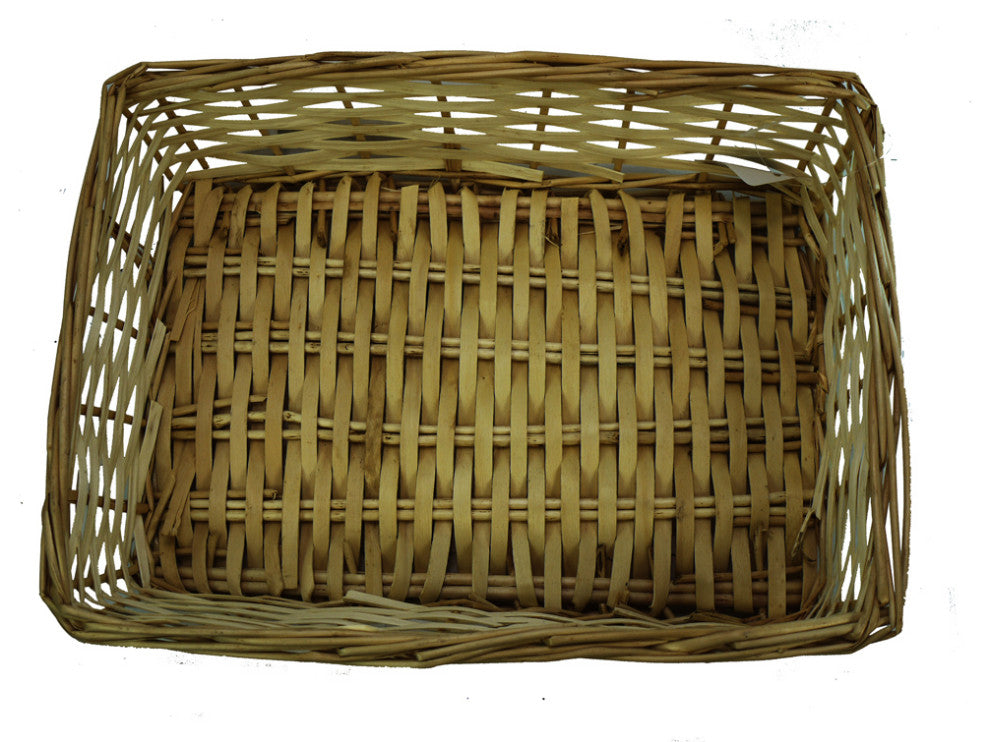 13" Natural Willow Small Rectangle Tray