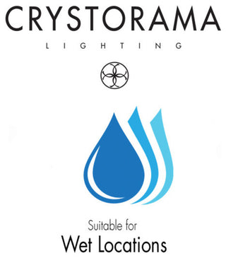 Crystorama Lighting Group GLA-9705-OP Glacier 3 Light 14"W - Black Charcoal