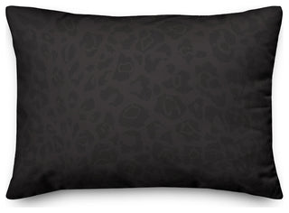 Black Cat Print 14x20 Indoor/Outdoor Pillow