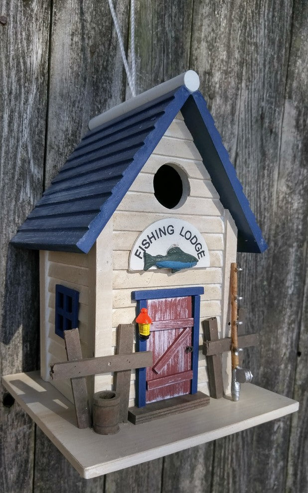 Fishing Lodge Birdhouse