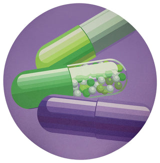 Eat Without Gaining Weight 16" Round Pebble Placemat, Set of 4