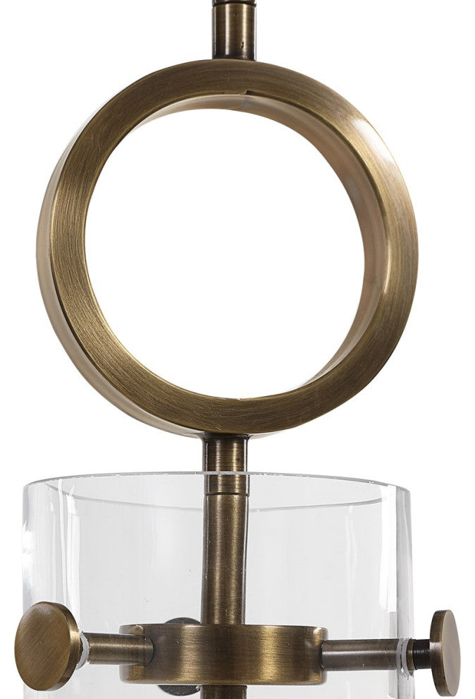 Uttermost Imbuto Funnel Glass 1 Light Pendant 21548