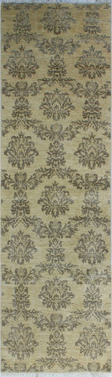 Yousafi Fine Chobi Francesca Ivory and Gray Runner, 2'10x9'7