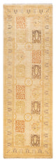Baranagar, One-of-a-Kind Hand-Knotted Area Rug Ivory, 3'0"x9'2"