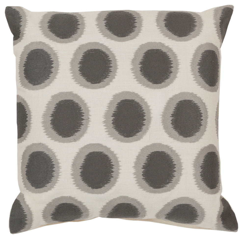 Ikat Dots Pillow 22x22x5, Down Fill