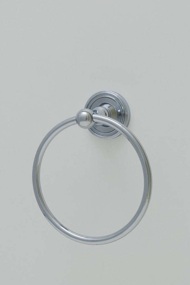 Bradford Towel Ring, Polished Chrome