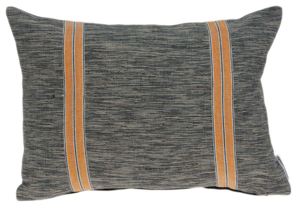 HomeRoots 20" x 6" x 14" Transitional Multicolor Pillow Cover With Poly Insert