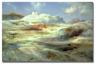 'Jupiter Terrace Yellowstone' Canvas Art by Thomas Moran