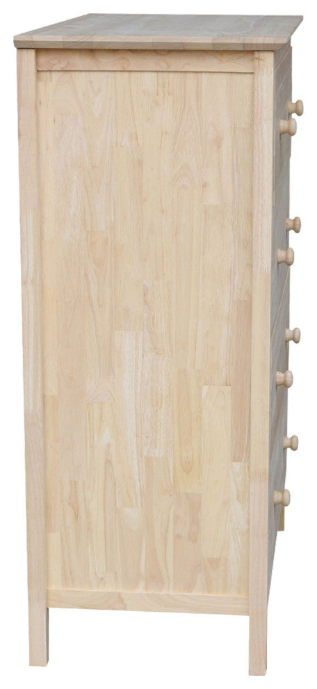 Solid Wood Dresser Chest With 4 Drawers