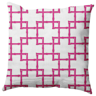 Bamboo Decorative Throw Pillow, Orchid, 26"x26"