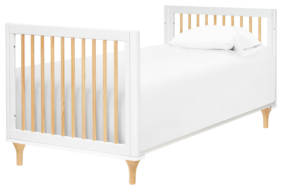 Lolly 4-in-1 Convertible Mini Crib and Twin Bed With Toddler Bed Conversion Kit