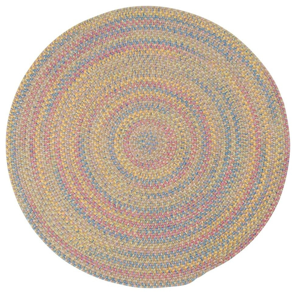 Botanical Isle Rug, Sand, 6'x6'