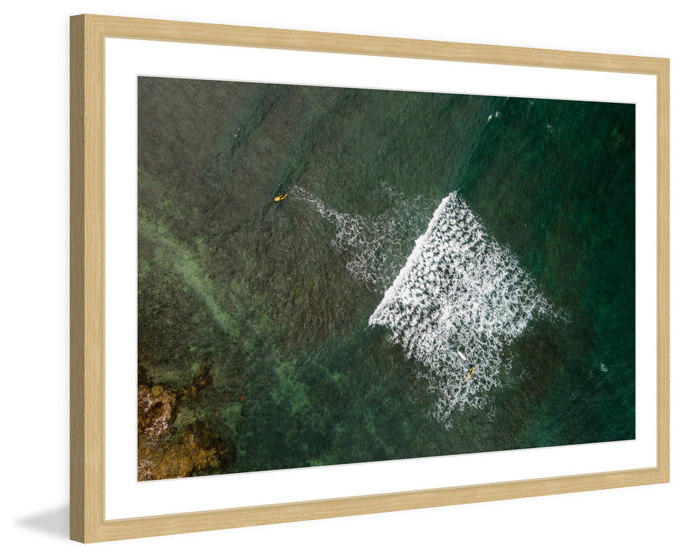 "Lost In The Waves" Framed Print by Karolis Janulis