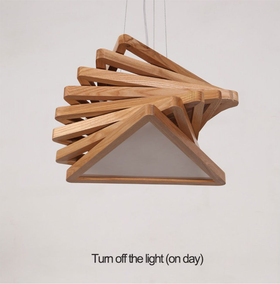 MIRODEMIÂ® Roquesteron | Modern Retro Wooden Pendant Lighting