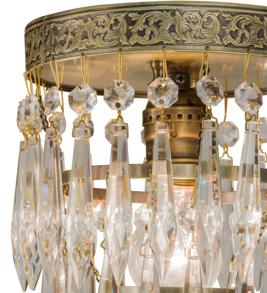 6W Finnimore Crystal Flushmount