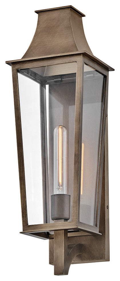 Hinkley Georgetown Large Wall Mount Lantern, Burnished Bronze
