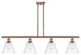 Innovations 516-4I-AC-GBC-82 4 Light Island Light, Antique Copper