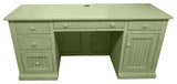 Coastal Executive Desk with CPU Storage, Summer Sage