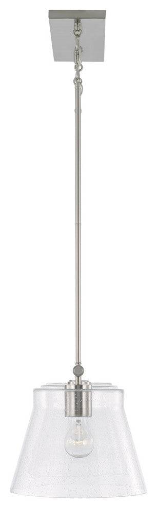 Capital Lighting 846931 Baker 3 Light 45"W Linear Chandelier - Brushed Nickel