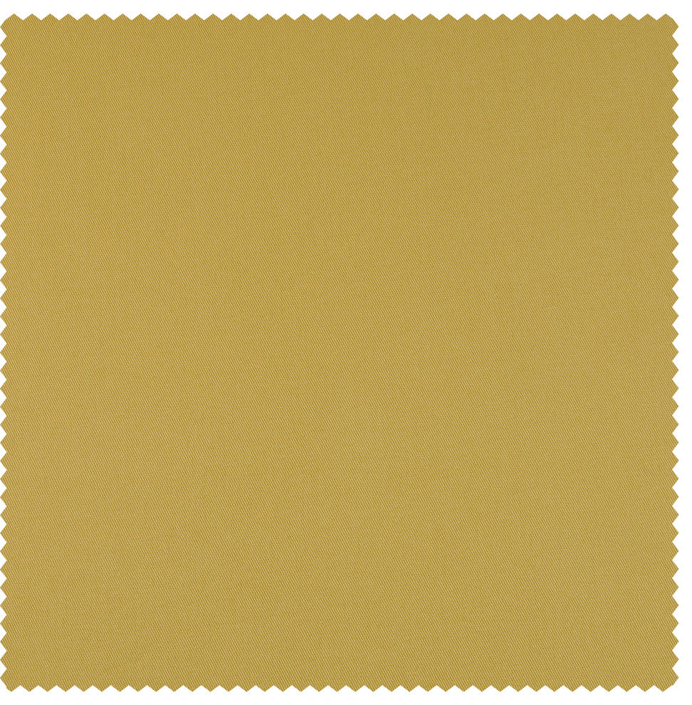 Solid Cotton Tie-Up Window Shade Single Panel, Light Ochre, 46wx63h