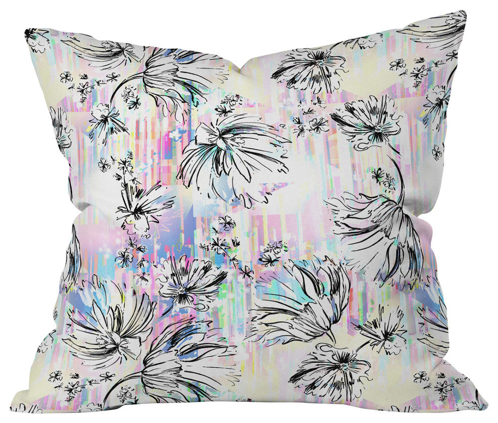 Pattern State Floral Meadow Magic Throw Pillow