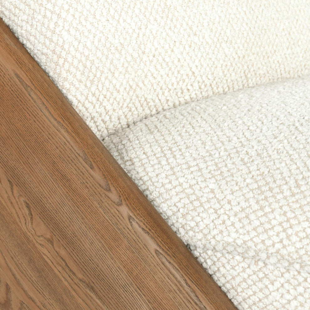 Georgia Beige Fabric Accent Chair