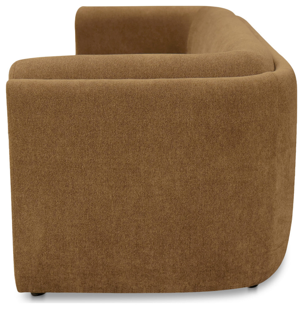 Alora Sofa Fabric Ochre Brown